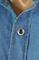 Mens Designer Clothes | ROBERTO CAVALLI Men’s Button Front Blue Denim Casual Shirt #315 View 7